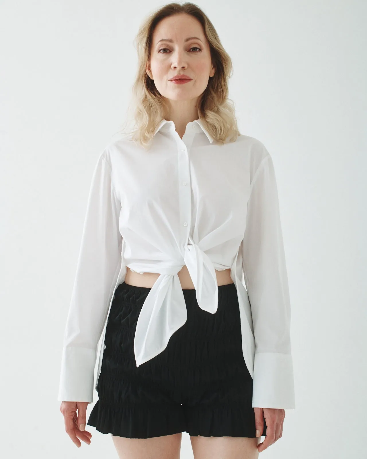 09 SHIRRED BLOOMER SHORT