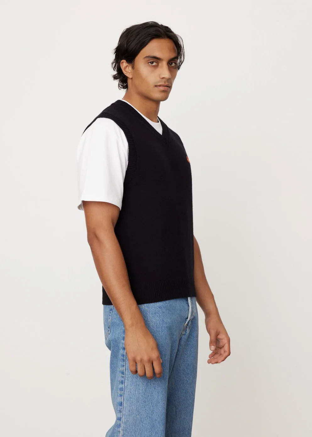 Boke Flower Crest Knit Vest