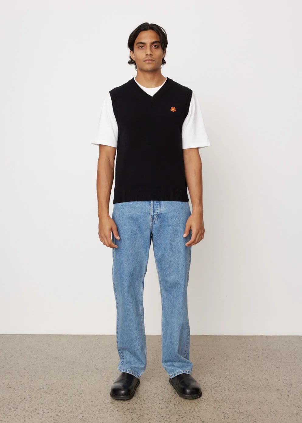 Boke Flower Crest Knit Vest