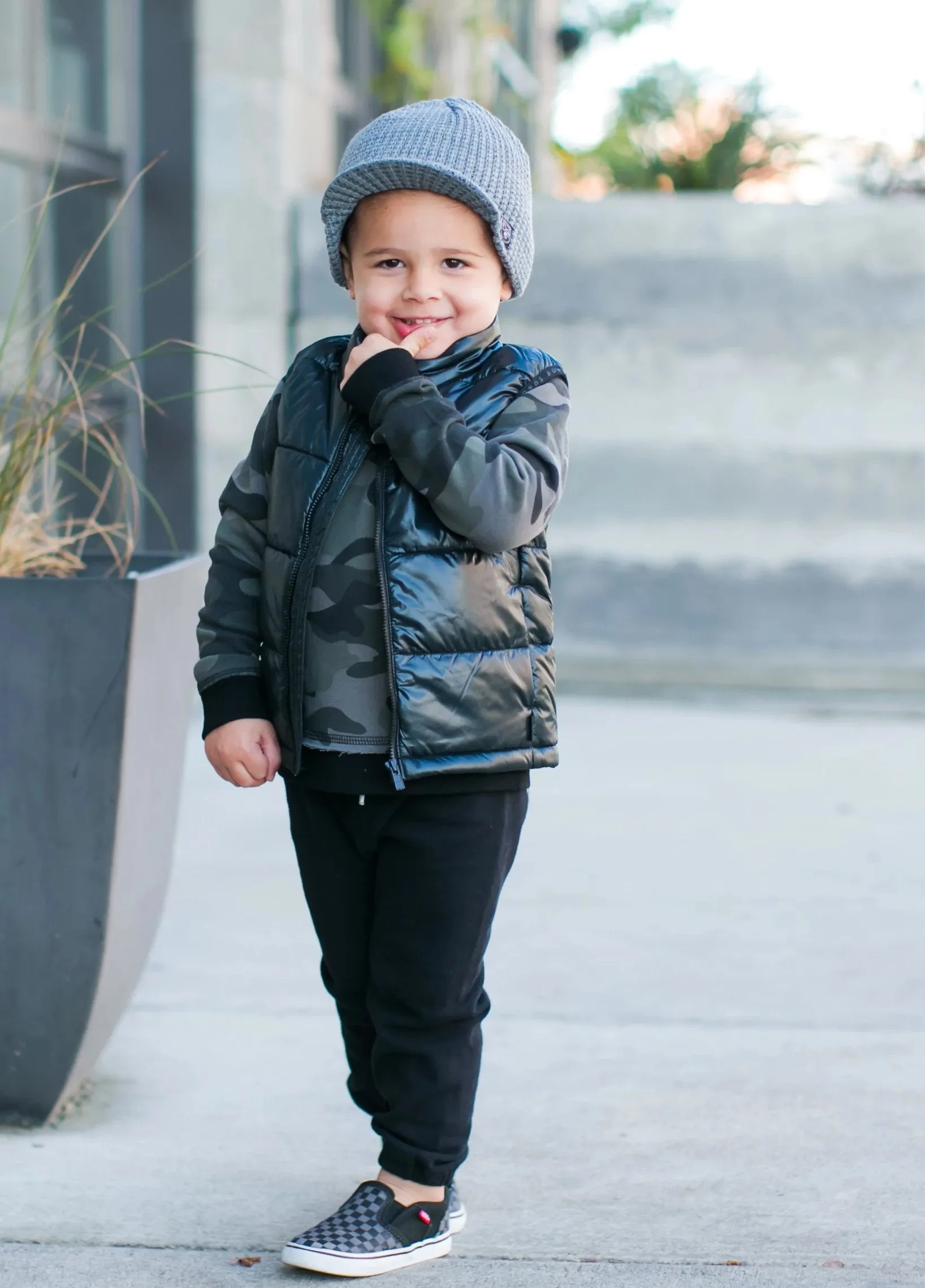 Bonds - Baby and Kids Puffer Vest in Black