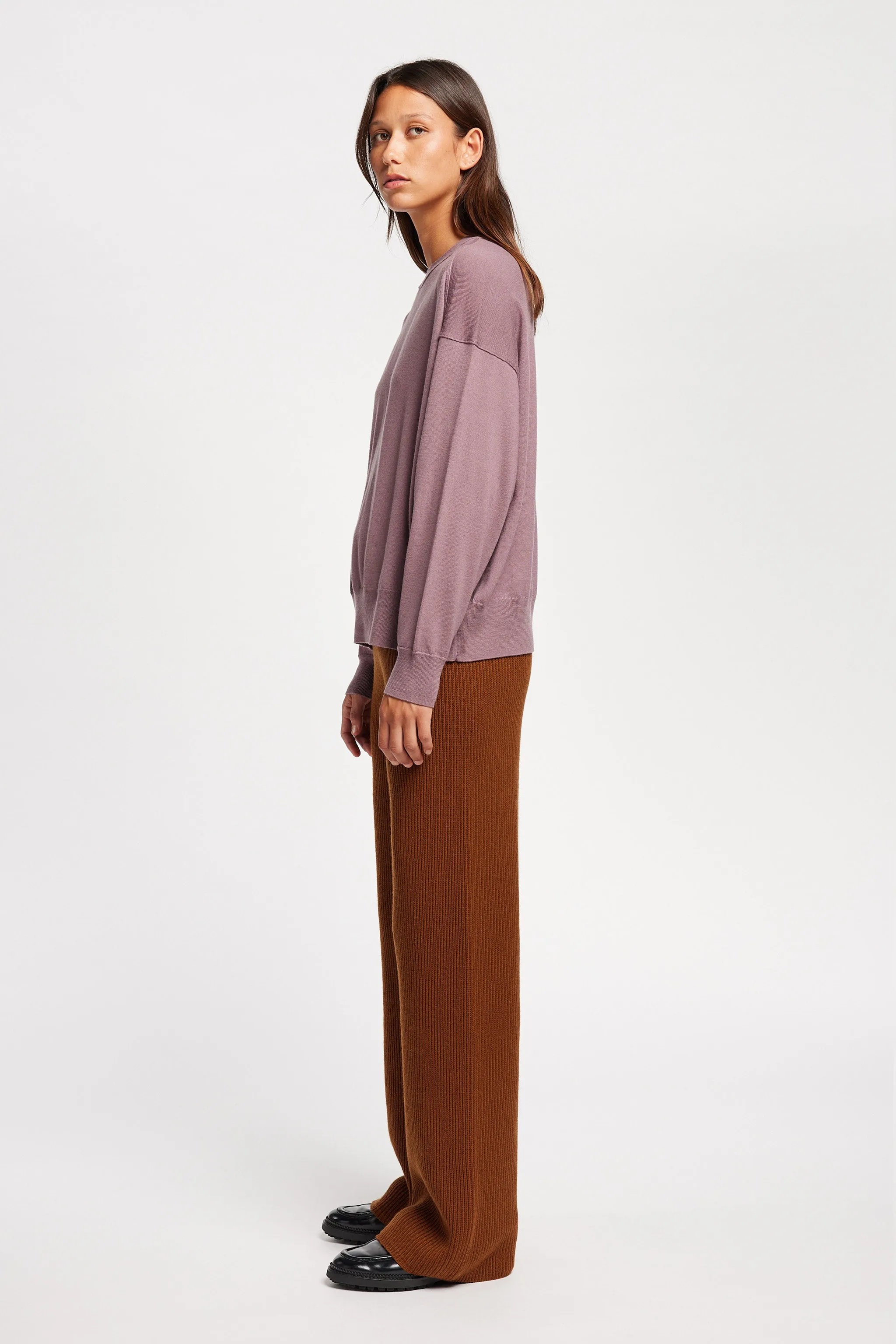 Descend Merino Knit Mauve