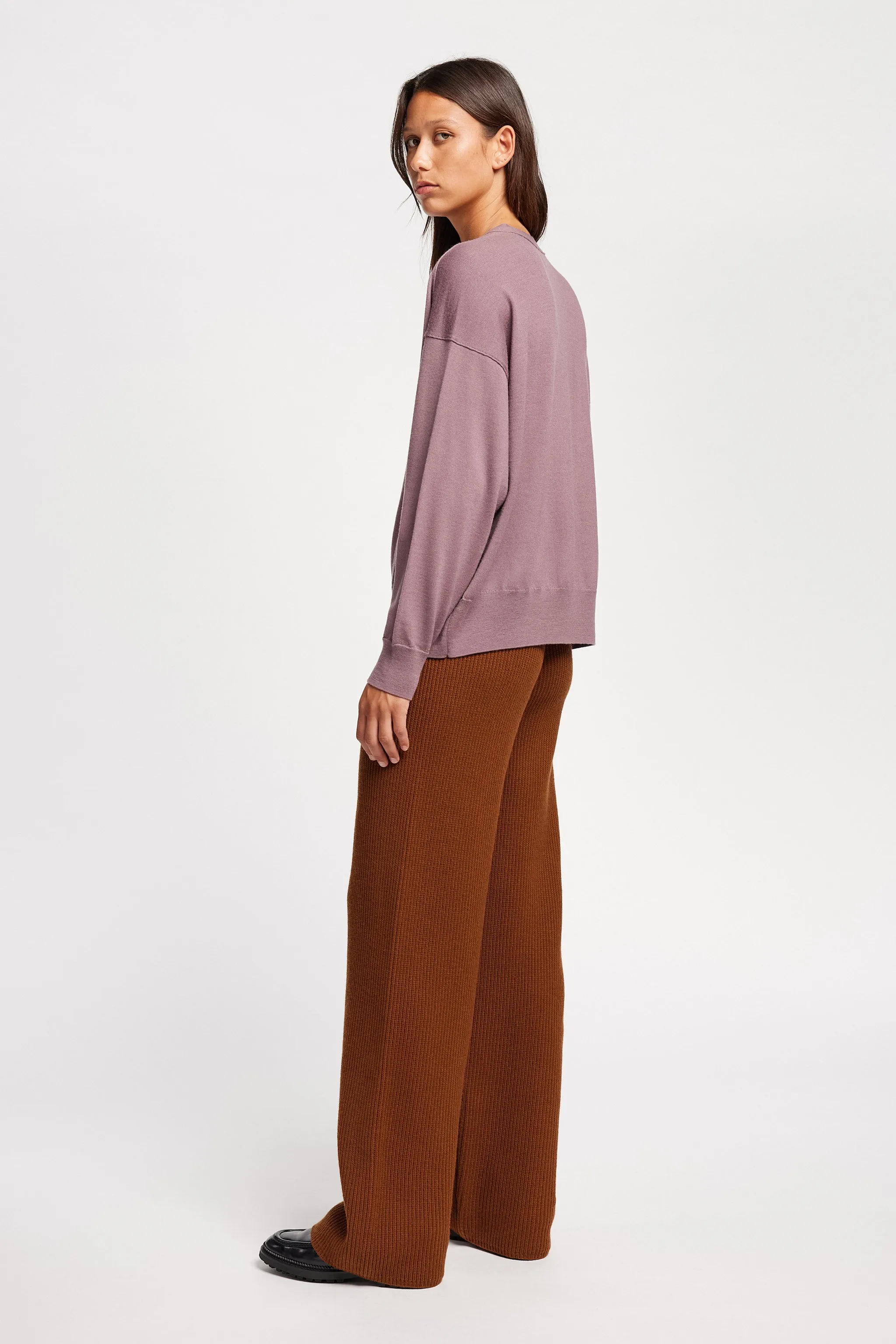 Descend Merino Knit Mauve