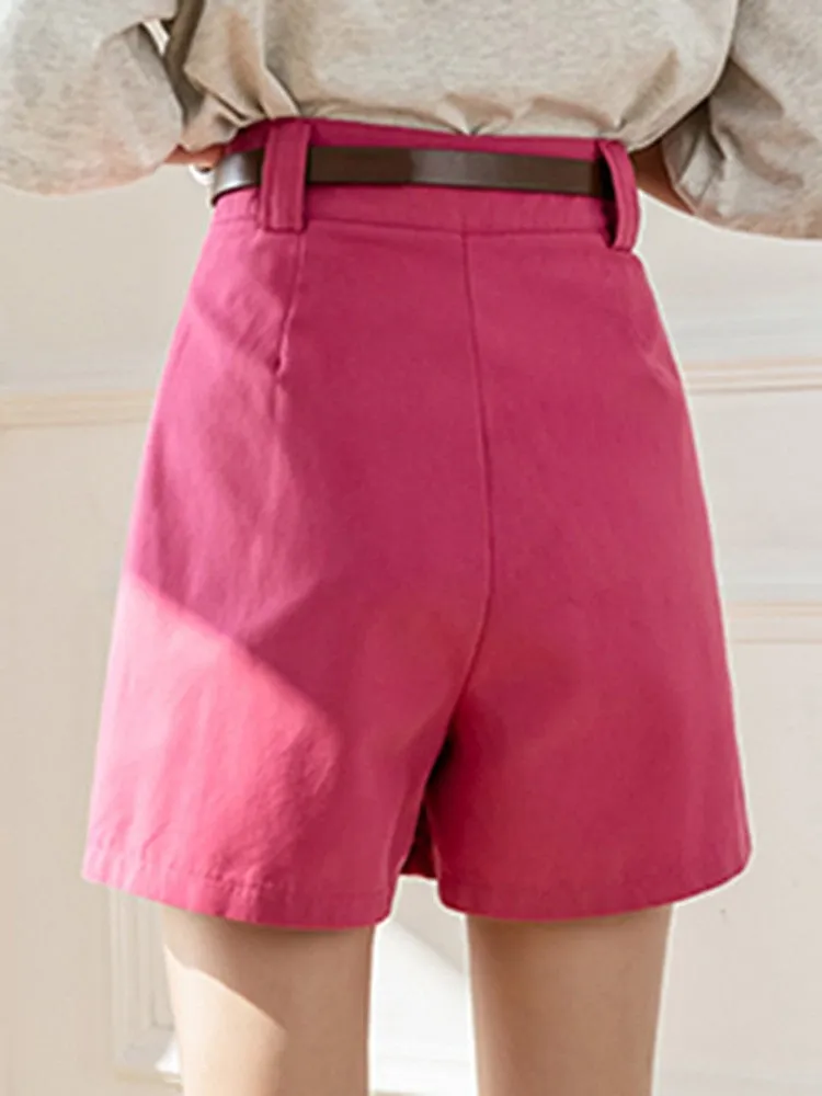 FashionSierra - High Waist Casual Women Shorts Fashion Comfortable Cotton Shorts