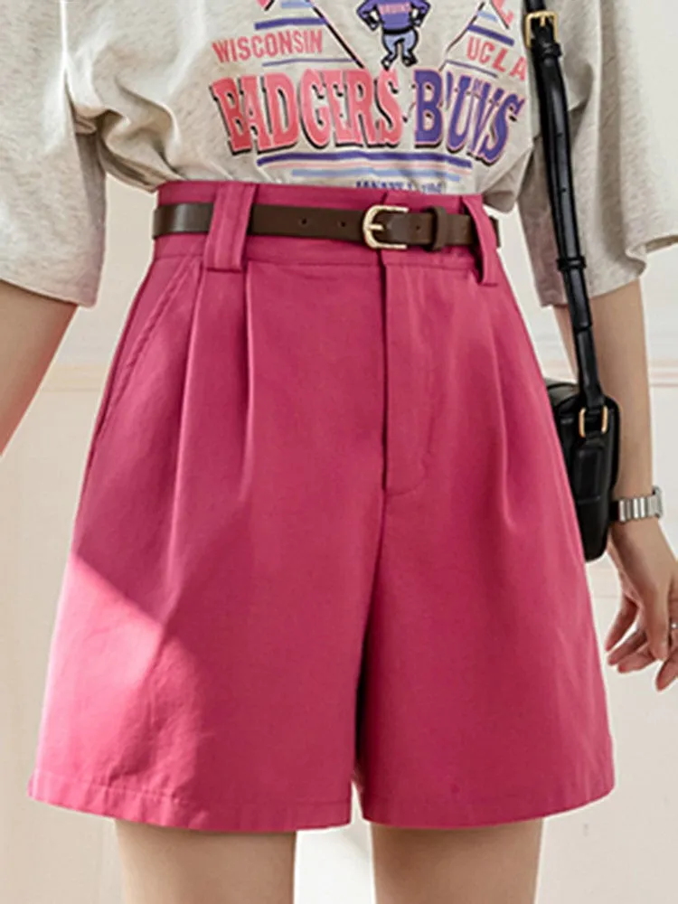 FashionSierra - High Waist Casual Women Shorts Fashion Comfortable Cotton Shorts