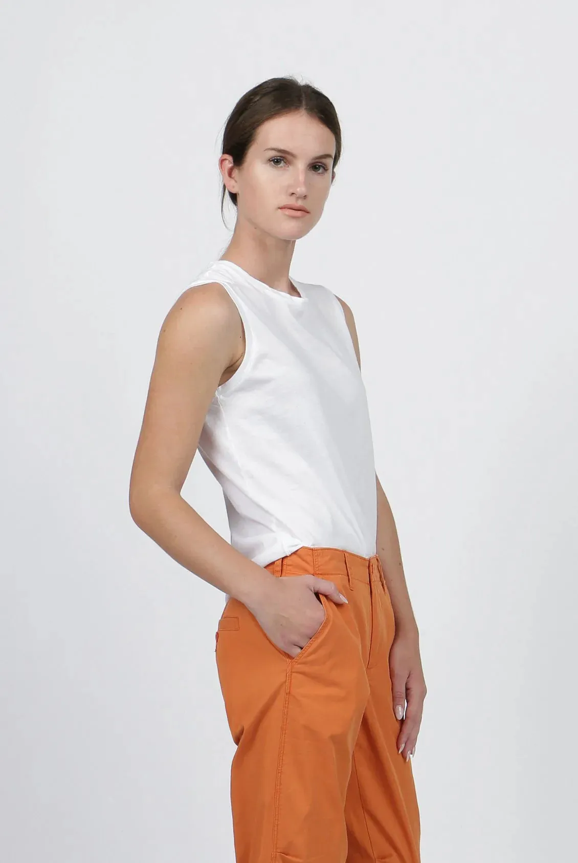 G1 Muscle Tank - White