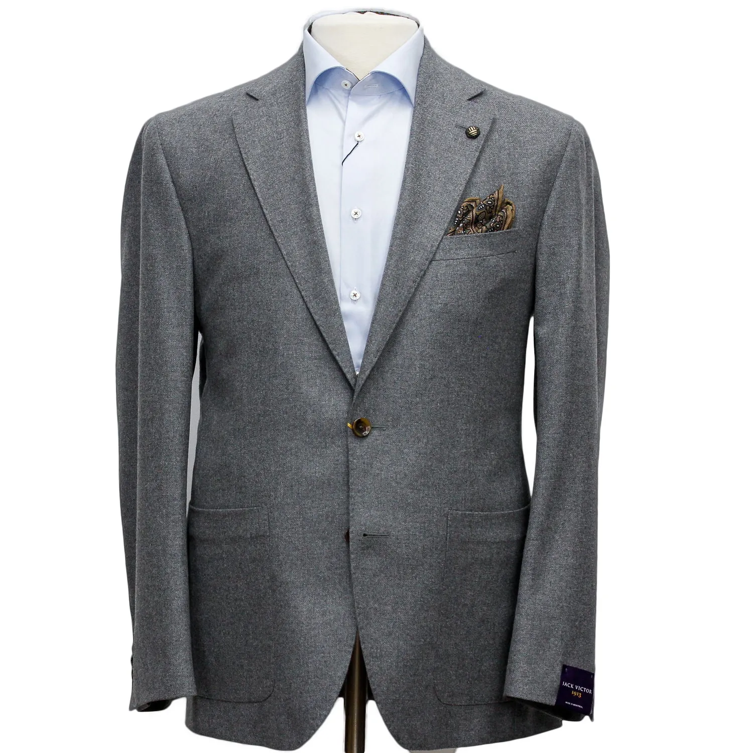 Gray Madison Contemporary Fit Sport Coat - Jack Victor 1913