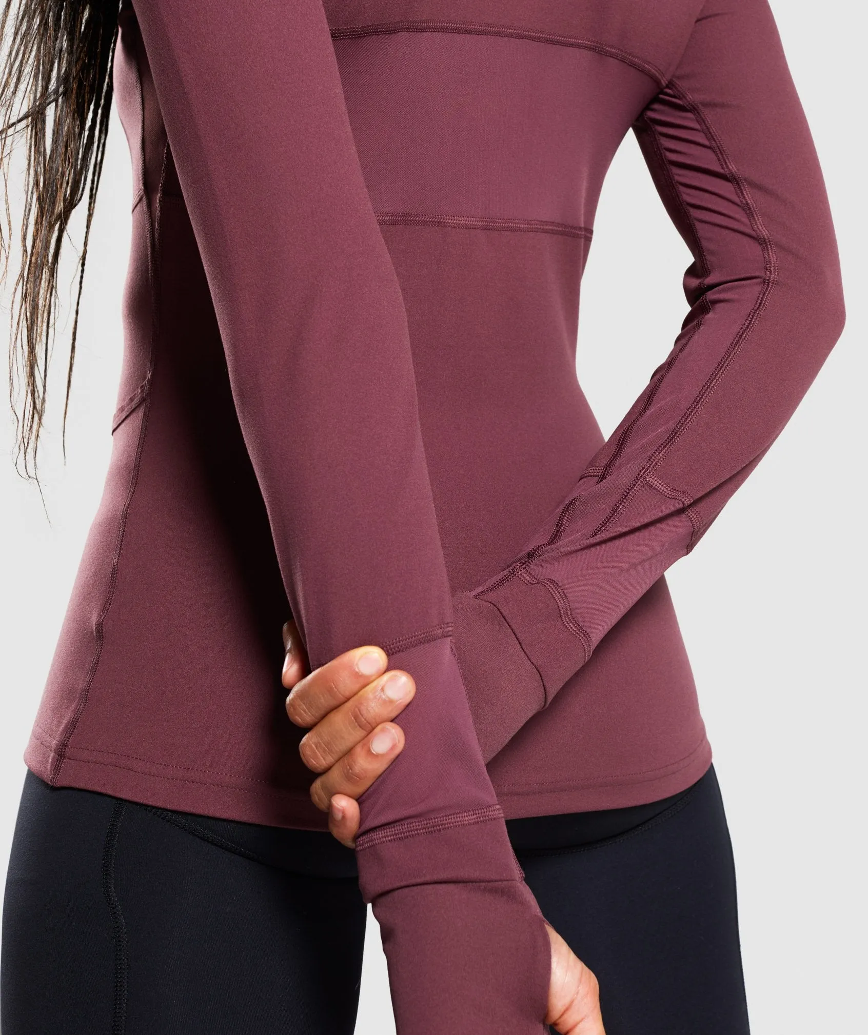 Gymshark Speed Full Zip Jacket - Berry Red