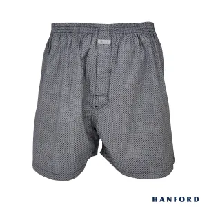Hanford iCE Men 100% Premium Cotton Woven Boxer Shorts Ross - Printed (SinglePack)