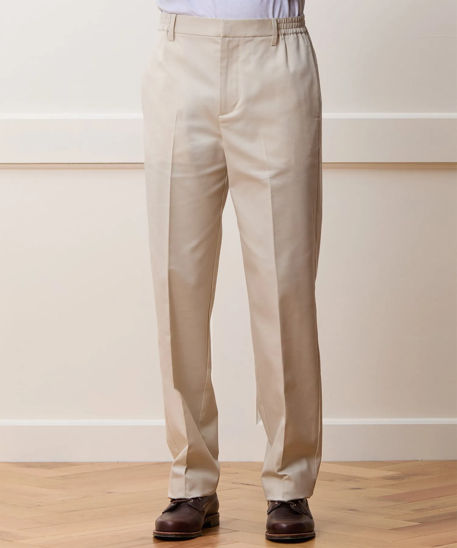 Italian Wool Cotton Modern Trouser