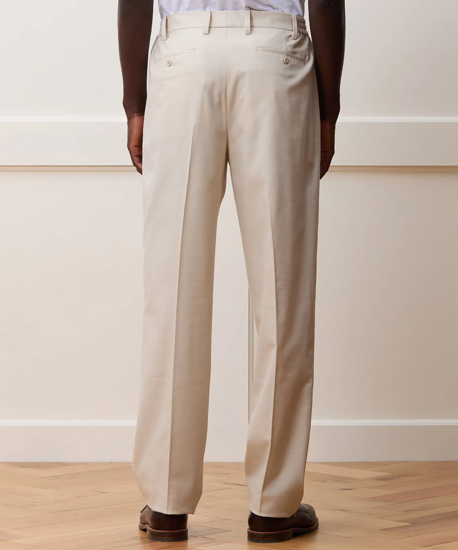Italian Wool Cotton Modern Trouser