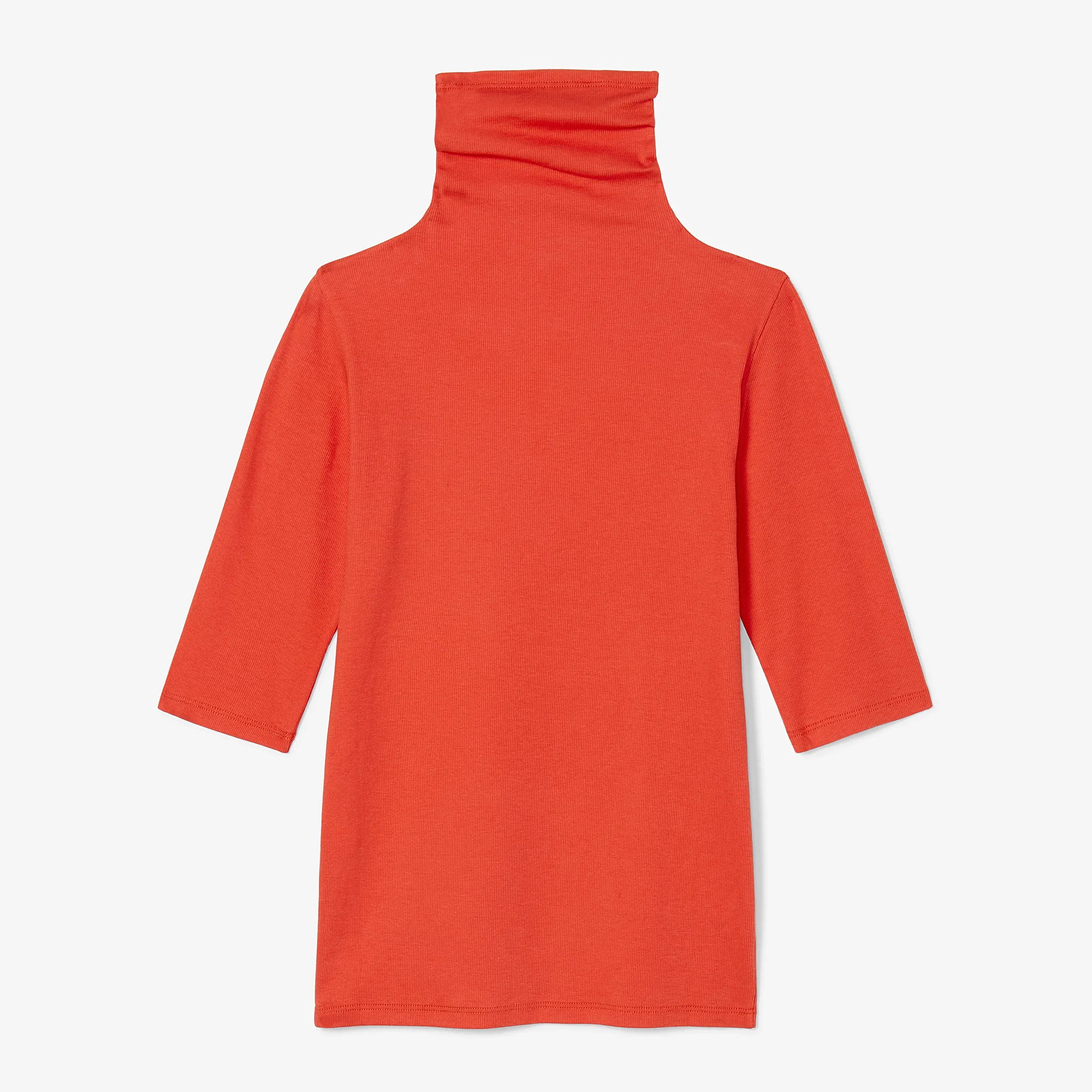 Jax Turtleneck Tee - Organic Ribbed Pima Cotton :: Marmalade