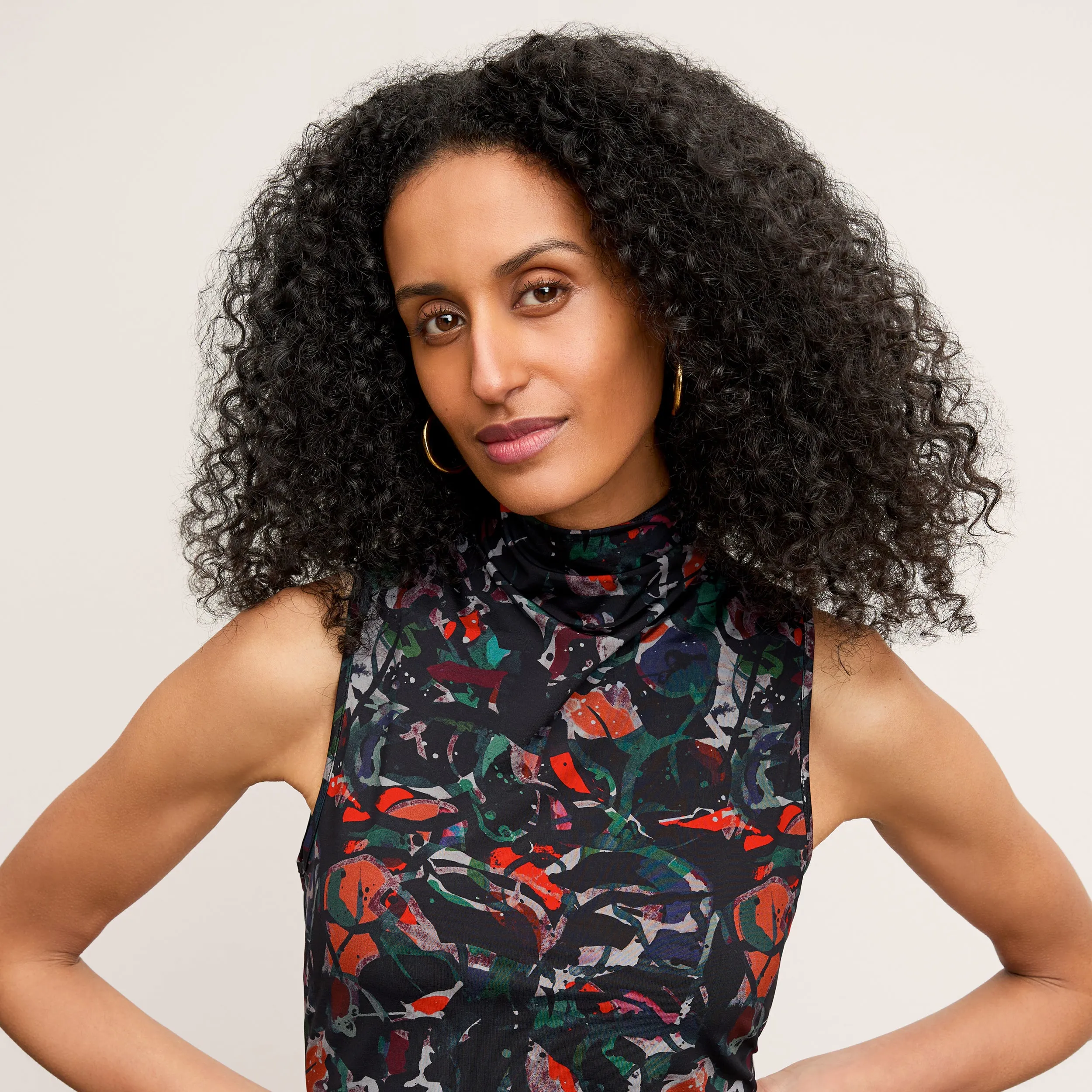 Jett Tank - Printed Jersey :: Splatter Pop