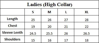 Ladies High collar Sweatshirt (Camouflage)