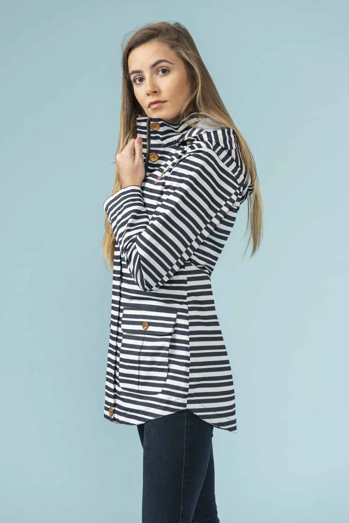 Lighthouse Womens Tori Jacket Sky Stripe
