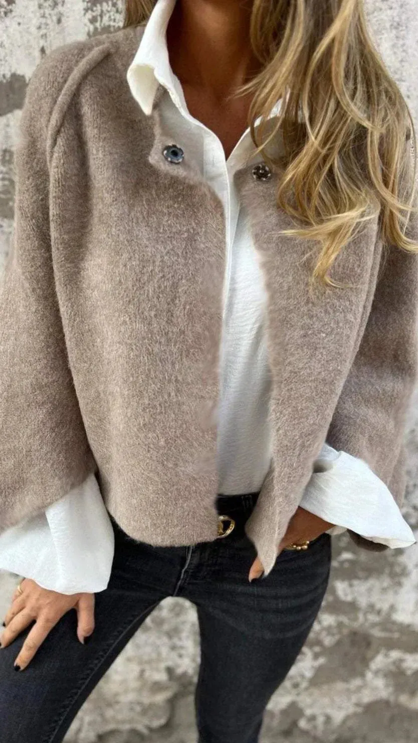 LIVIA - Modern Wool Cardigan