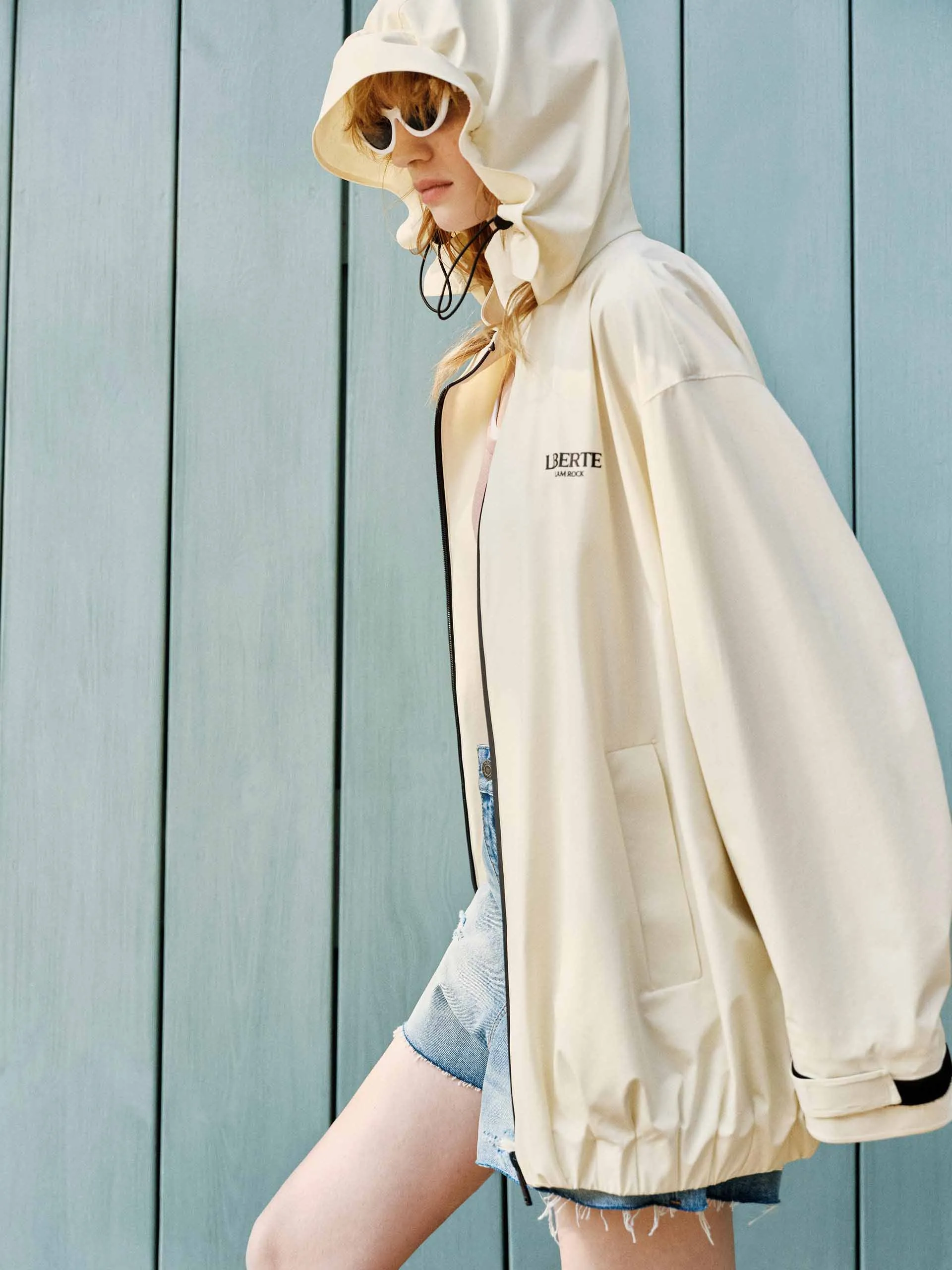 Loose Hooded Jacket