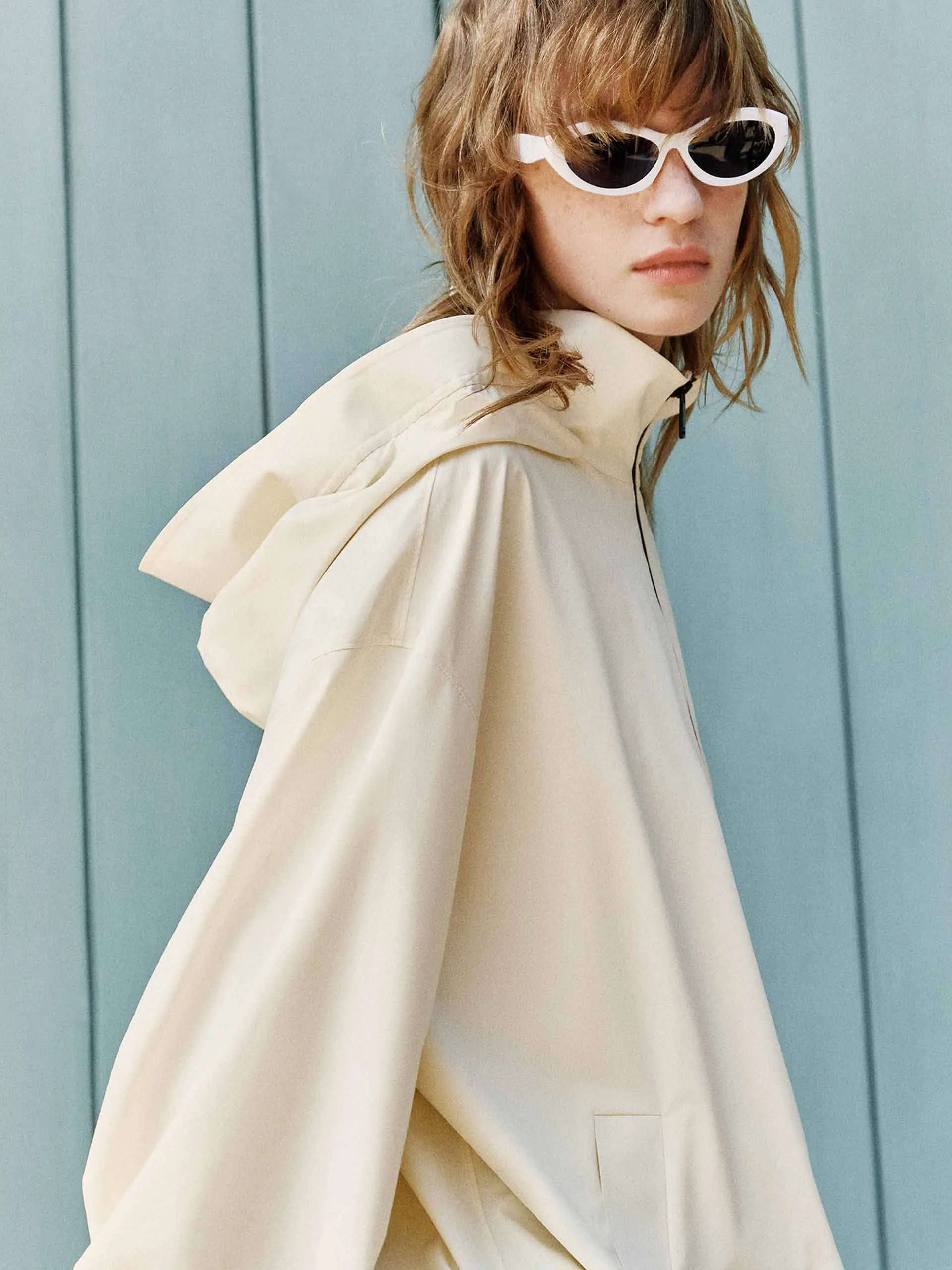 Loose Hooded Jacket