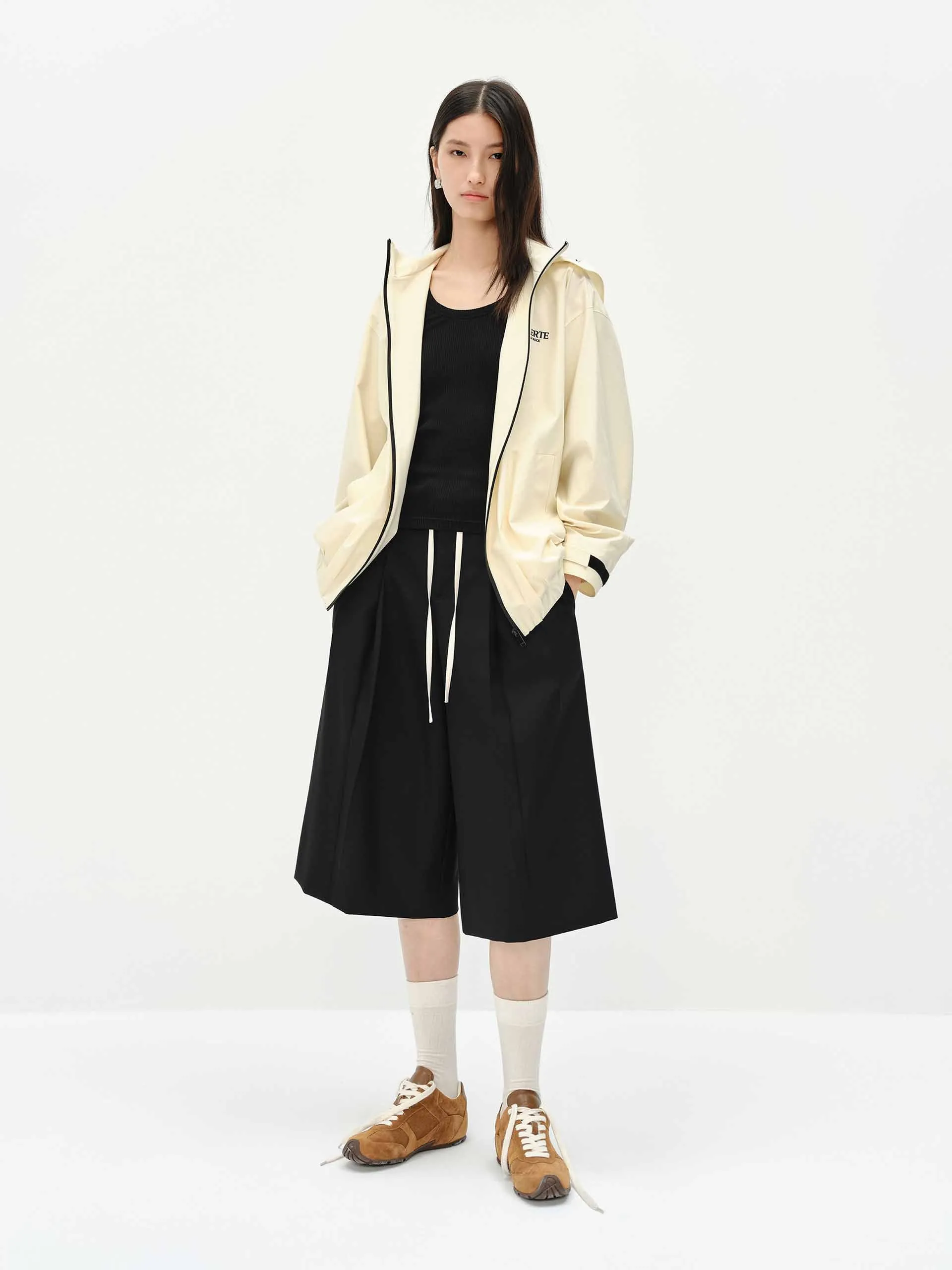 Loose Hooded Jacket