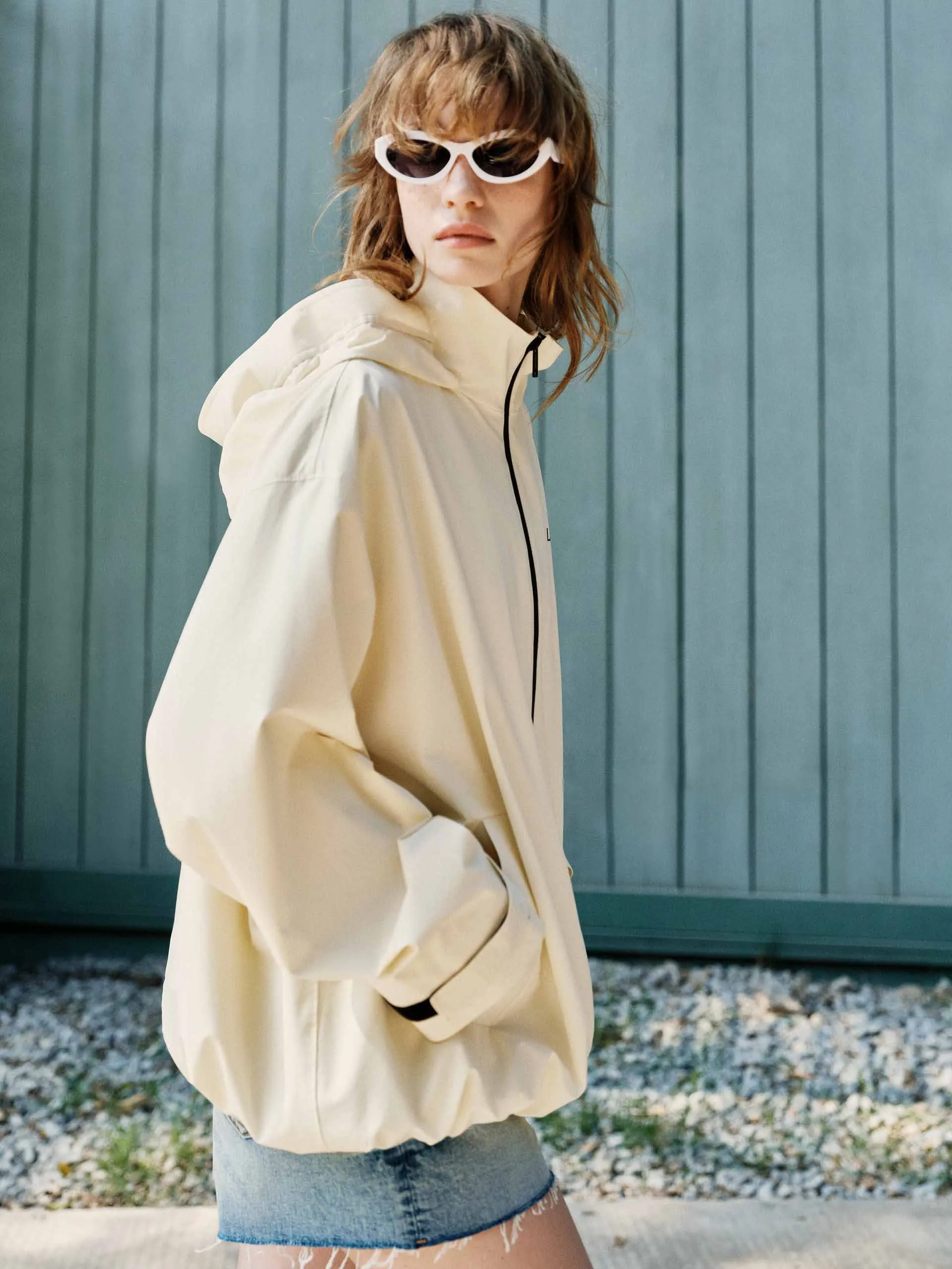 Loose Hooded Jacket