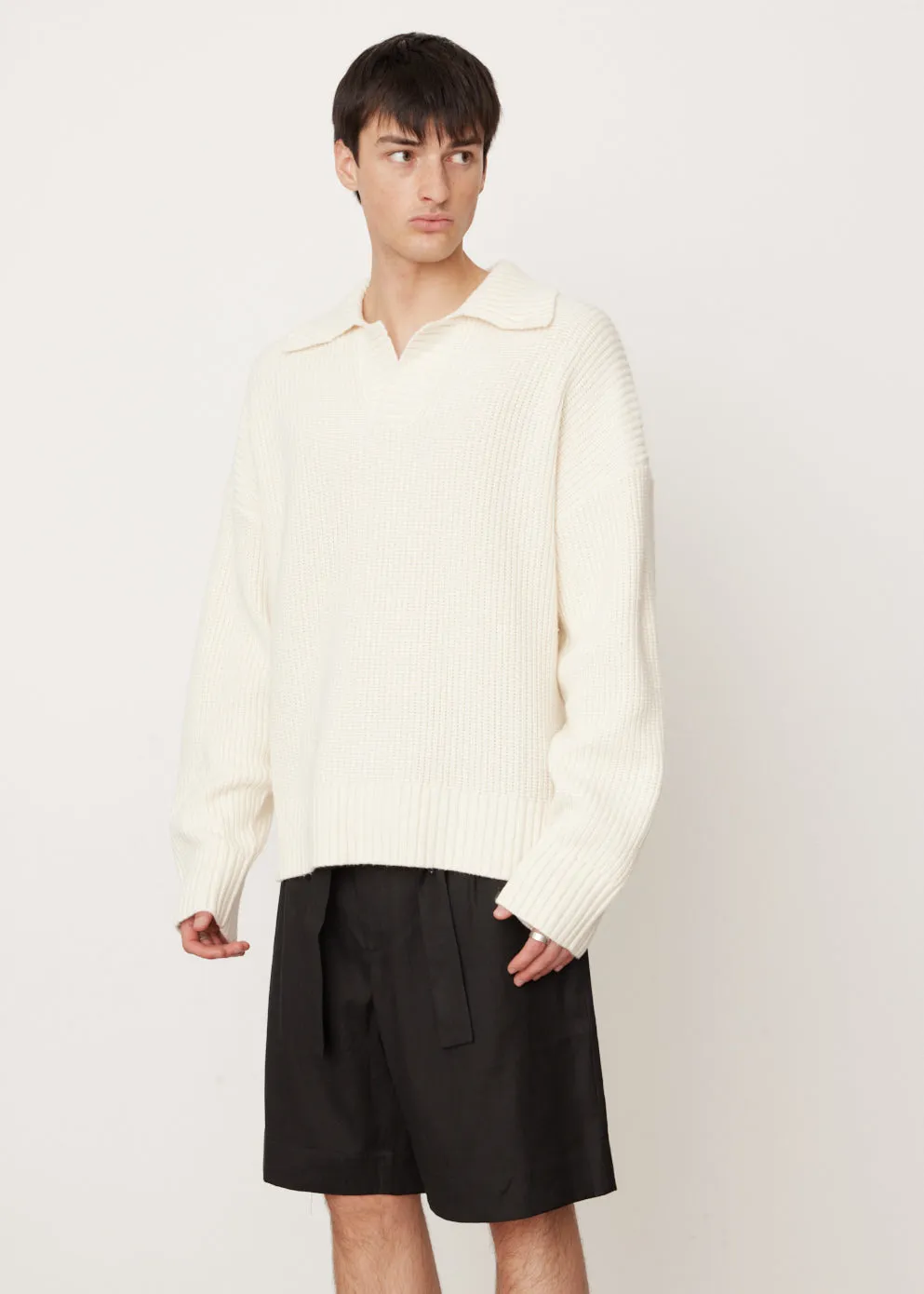 Merino Polo Knit