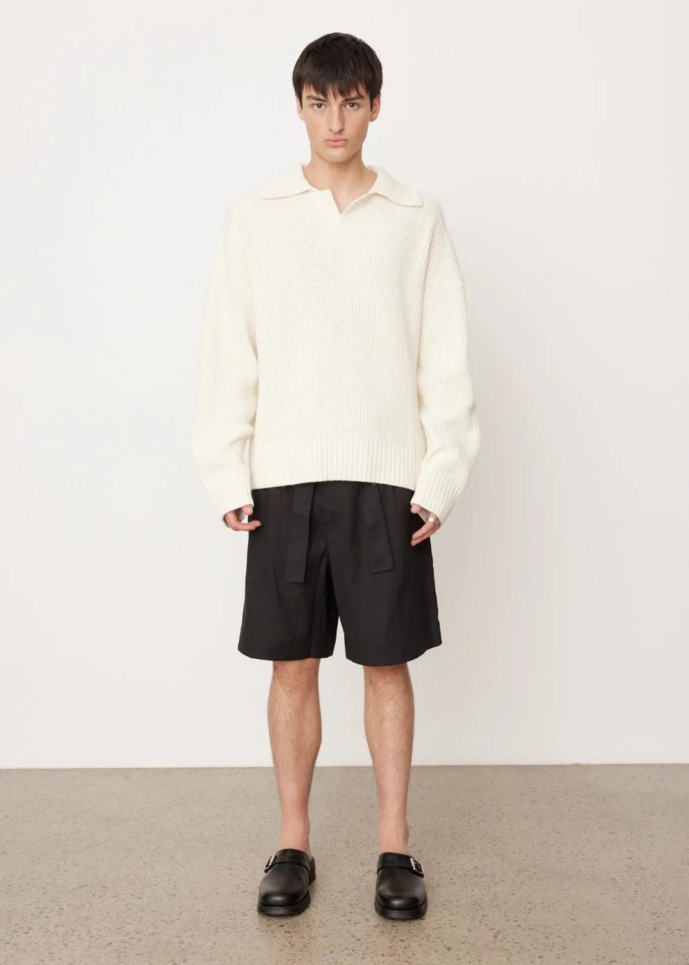 Merino Polo Knit