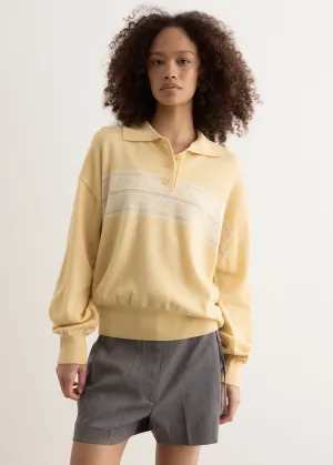 Multi Stripe Pique Knit Top