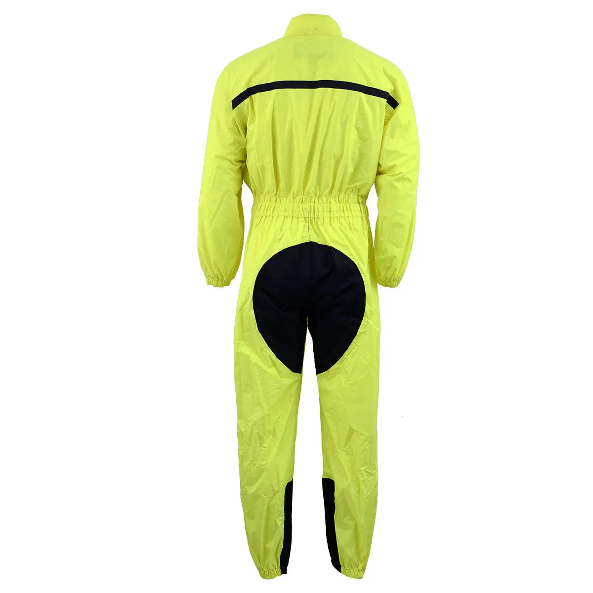 NexGen Mens XS5004 Yellow Hi-Viz Water Proof Rain Suit with Reflective Panels