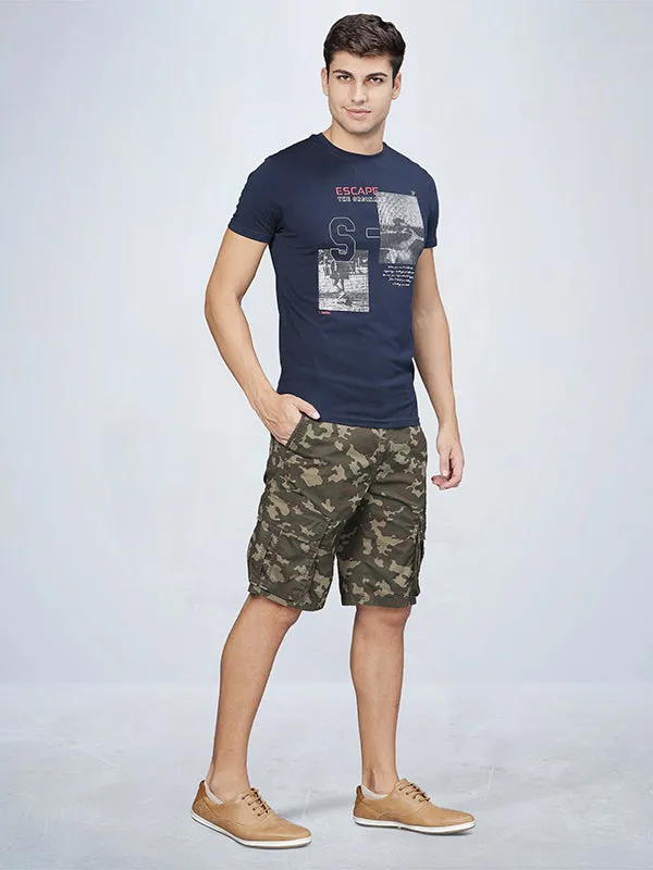 Olive Cargo Shorts