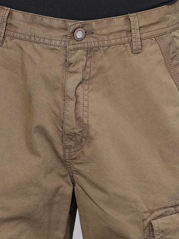 Overdyed Gothic Brown Cargo Shorts