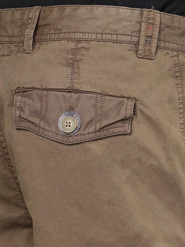 Overdyed Gothic Brown Cargo Shorts