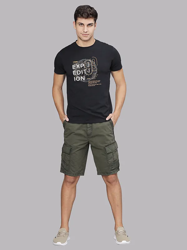 Overdyed Rifle Green Cargo Shorts