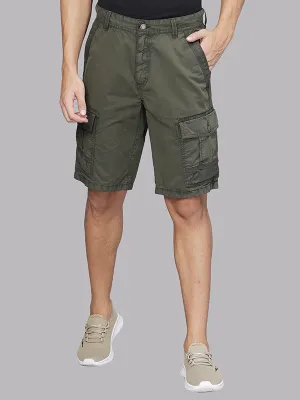 Overdyed Rifle Green Cargo Shorts