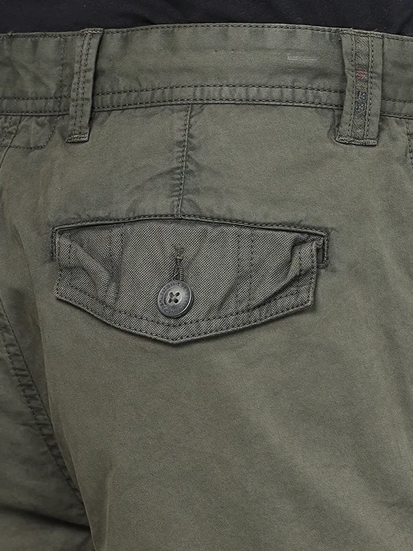 Overdyed Rifle Green Cargo Shorts