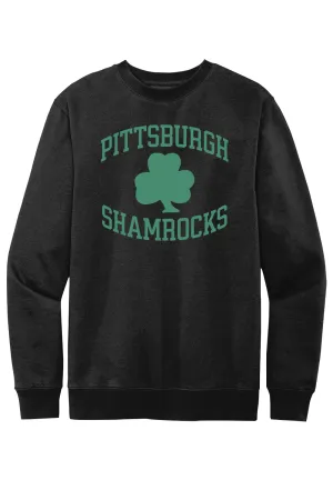Pittsburgh Shamrocks Hockey - Fleece Crewneck Sweatshirt