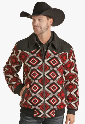 Powder River Mens Wool Aztec Jacket