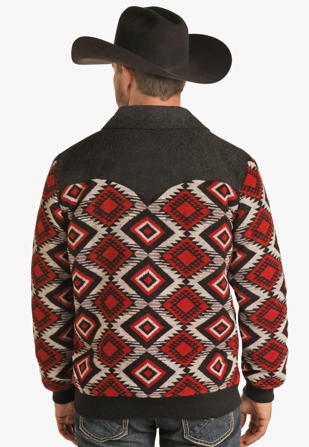 Powder River Mens Wool Aztec Jacket