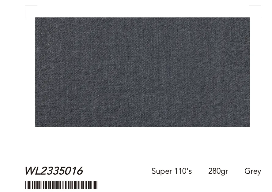 Super 110 Wool Modern Custom Suits