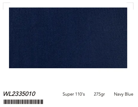 Super 110 Wool Modern Custom Suits