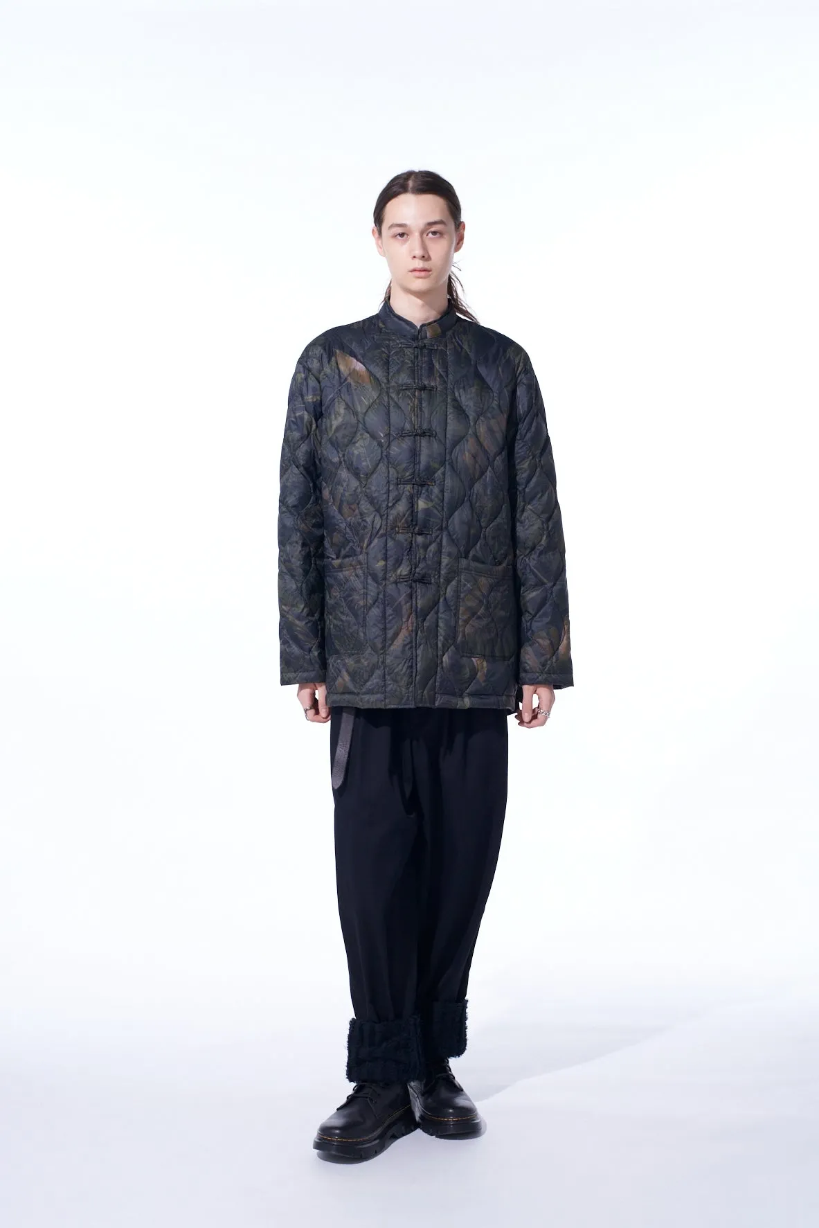 S'YTE X TAIONDAHLIA CAMOUFLAGE QUILTED DOWN CHINA JACKET