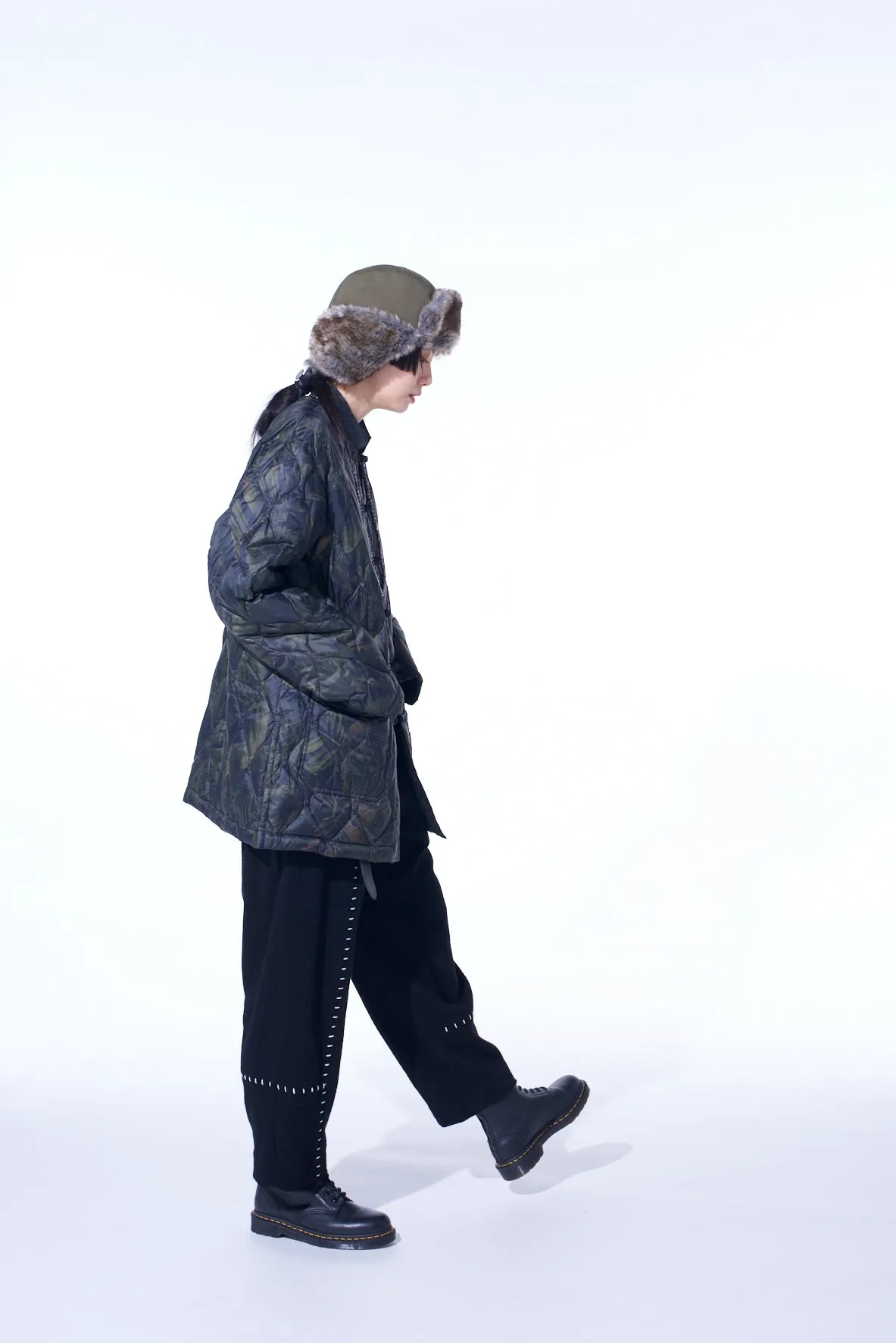 S'YTE X TAIONDAHLIA CAMOUFLAGE QUILTED DOWN CHINA JACKET