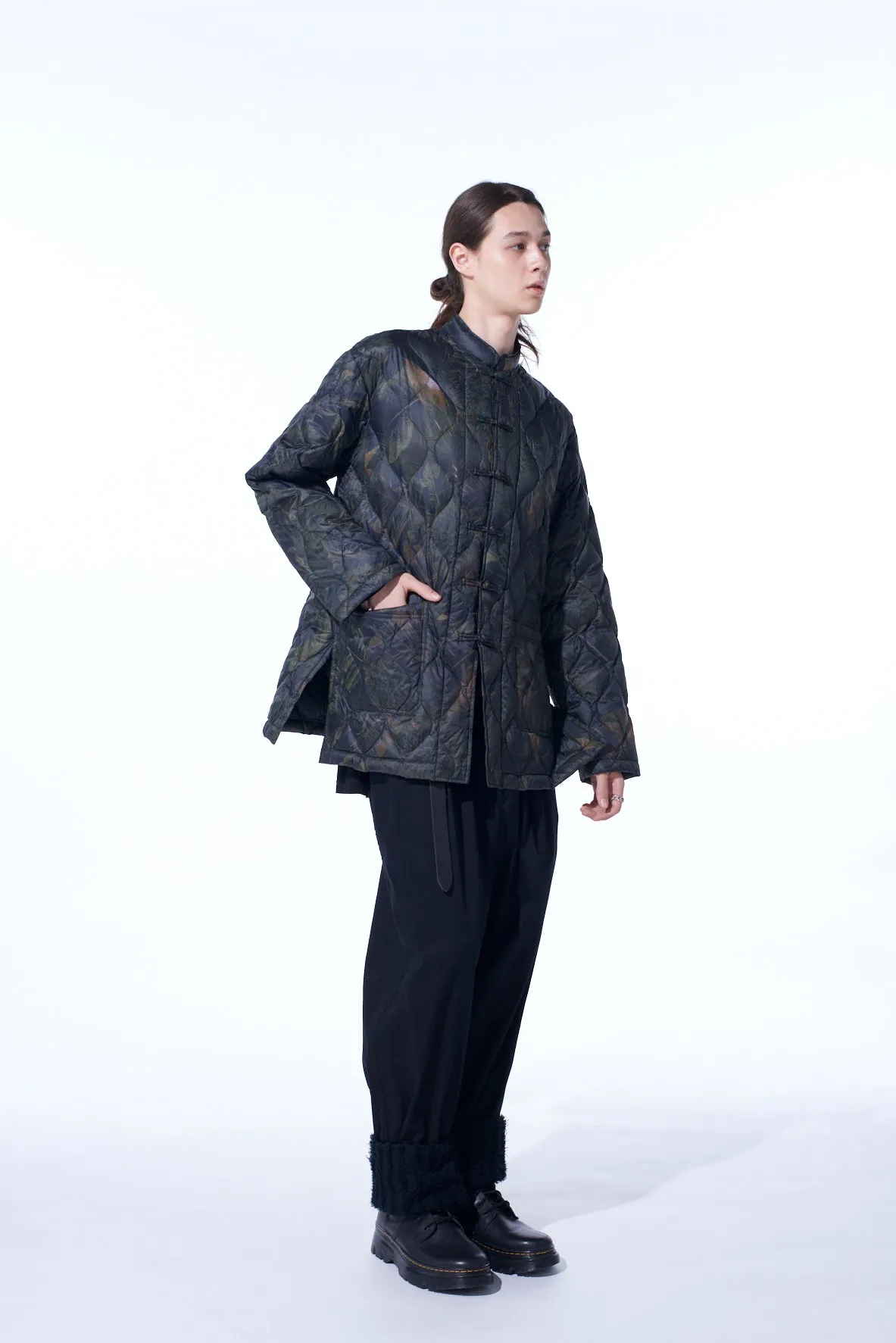 S'YTE X TAIONDAHLIA CAMOUFLAGE QUILTED DOWN CHINA JACKET