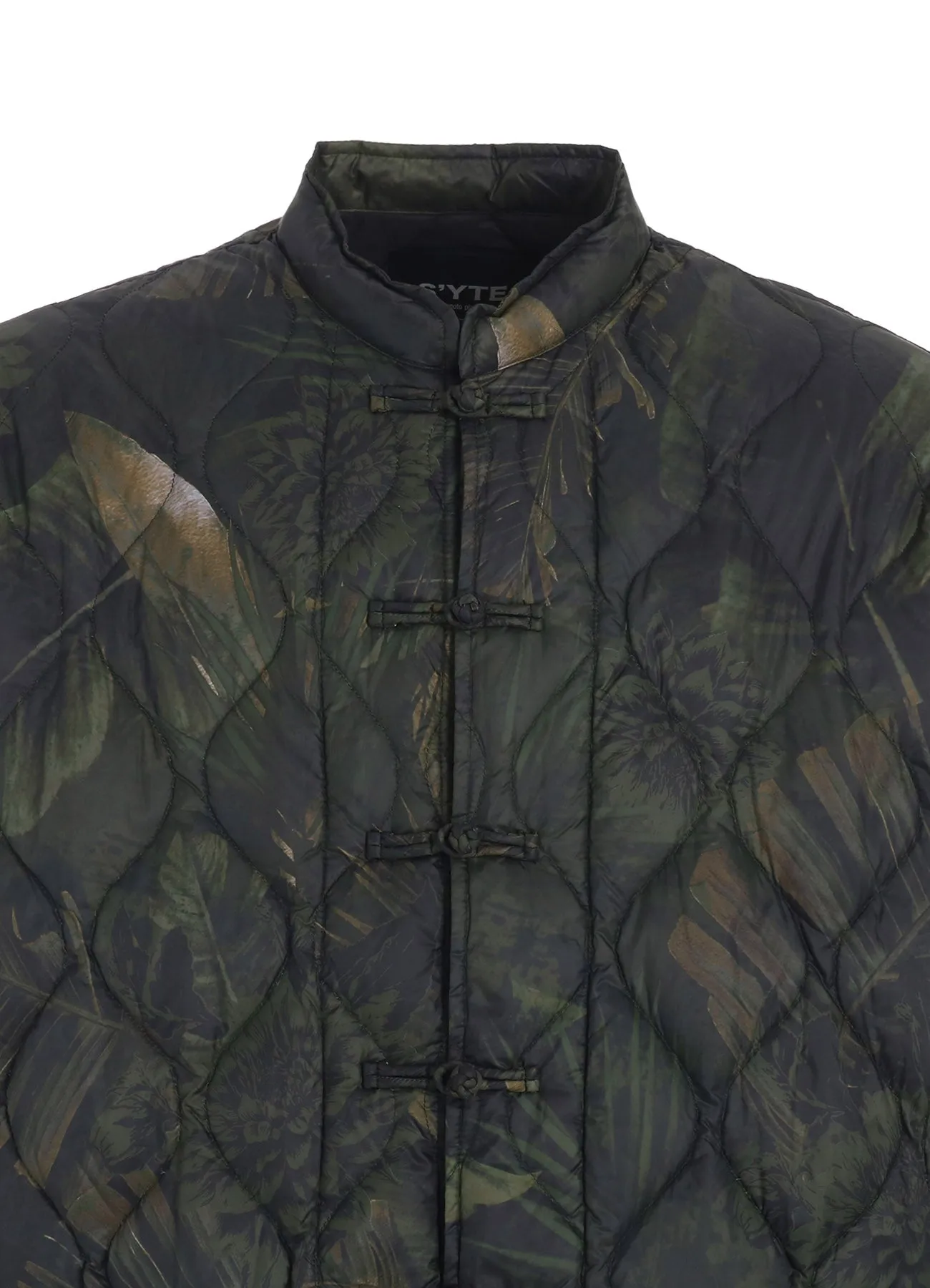 S'YTE X TAIONDAHLIA CAMOUFLAGE QUILTED DOWN CHINA JACKET